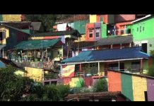 Bairro na Indonésia tem 200 casas pintadas e vira atração como ‘Aldeia arco-íris’
