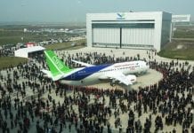 Primeiro avião comercial chinês chega ao mercado em 2021 Primeiro avião comercial