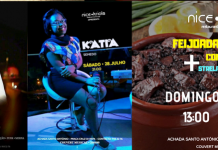 Feijoada Brasileira com música ao vivo no Nice Kriola