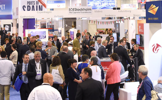 Toda a indústria de cruzeiros juntos em Lisboa