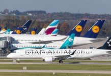 Lufthansa anuncia uso de máscaras nos seus voos