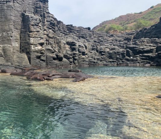 Ribeira das Pratas e as piscinas naturais de Cuba