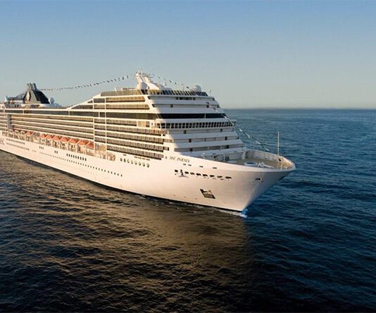 Mindelo recebe hoje escala do navio Cruzeiro MSC Poesia na sua missão de volta ao mundo