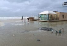 Tempestade Gonzalo provoca forte agitação marítima e estragos em hotéis de Santa Maria